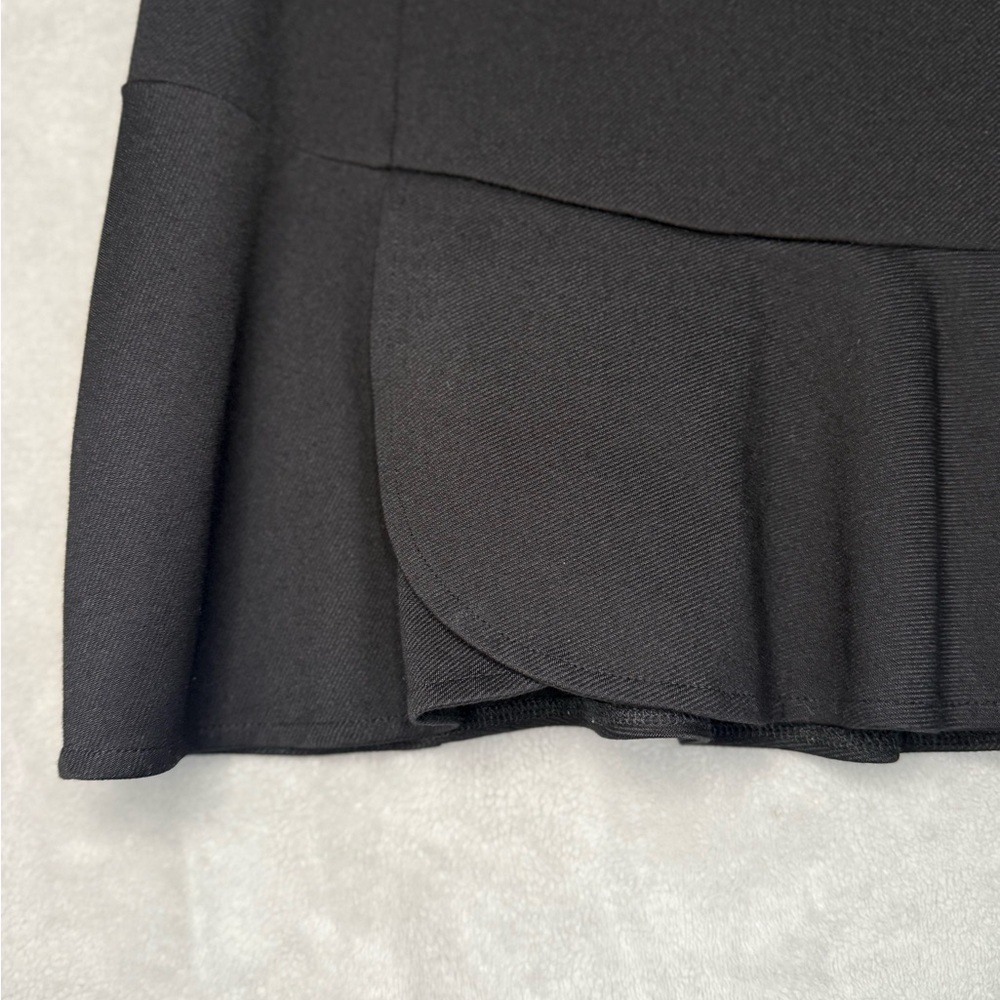 Topshop Black Asymmetrical Skirt - Picture 2 of 5